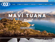 Tablet Screenshot of mavituanahotel.com